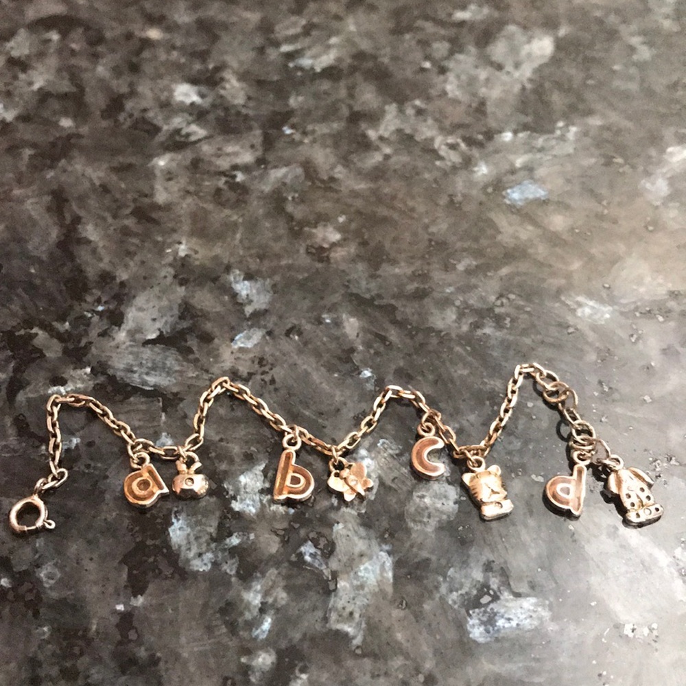 Silver baby bracelet
